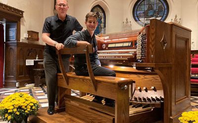 New Equipment on Calvary Organ comes to life