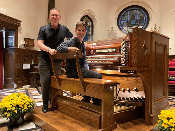 New Equipment on Calvary Organ comes to life
