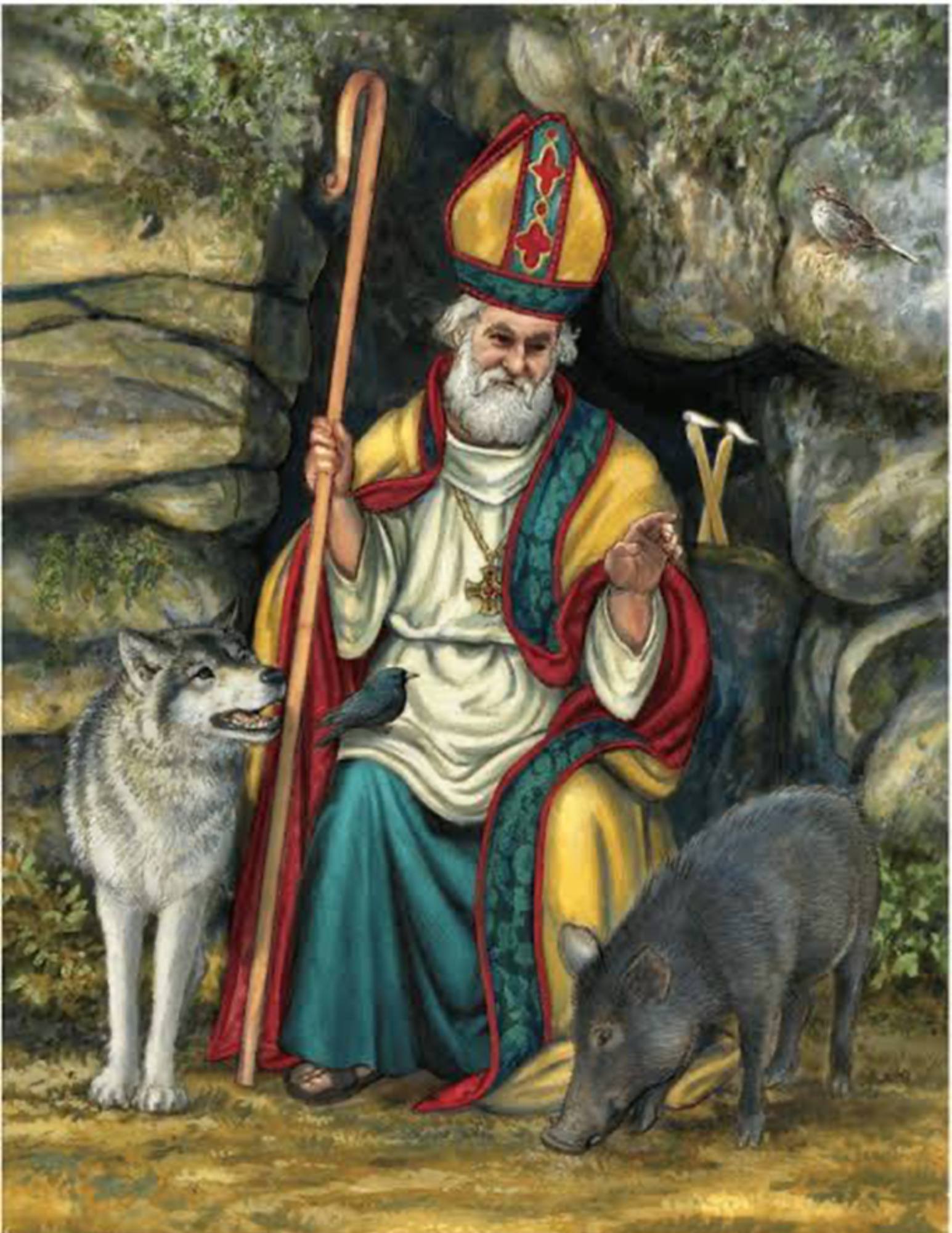 St Blaise Day Blessing of Throats